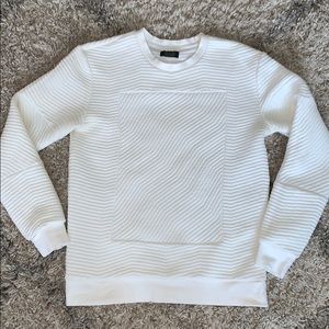 Zara man white sweater pullover